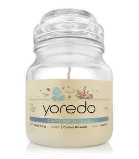 Yoredo Cotton Ocean świeca sojowa zapachowa 113g