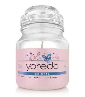 Yoredo Candle Cristal świeca sojowa zapachowa 113 g